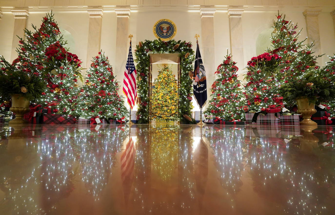 Fotos: La última Navidad de Melania Trump en la Casa Blanca