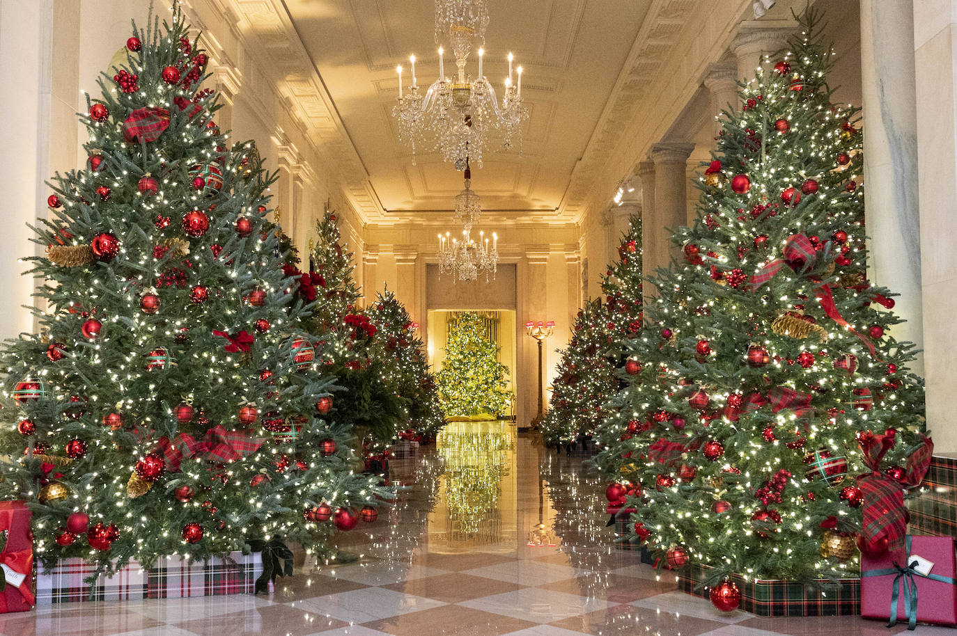 Fotos: La última Navidad de Melania Trump en la Casa Blanca