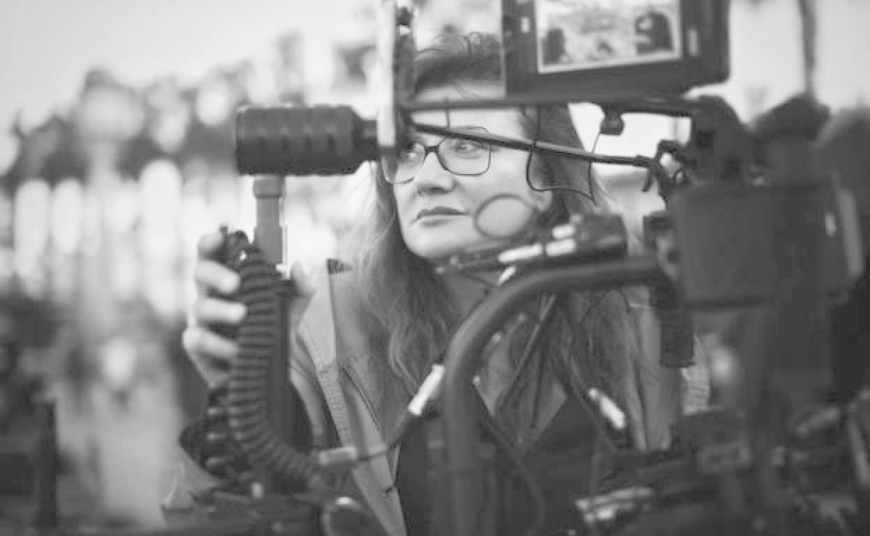 Isabel Coixet, durante el rodaje de la película.