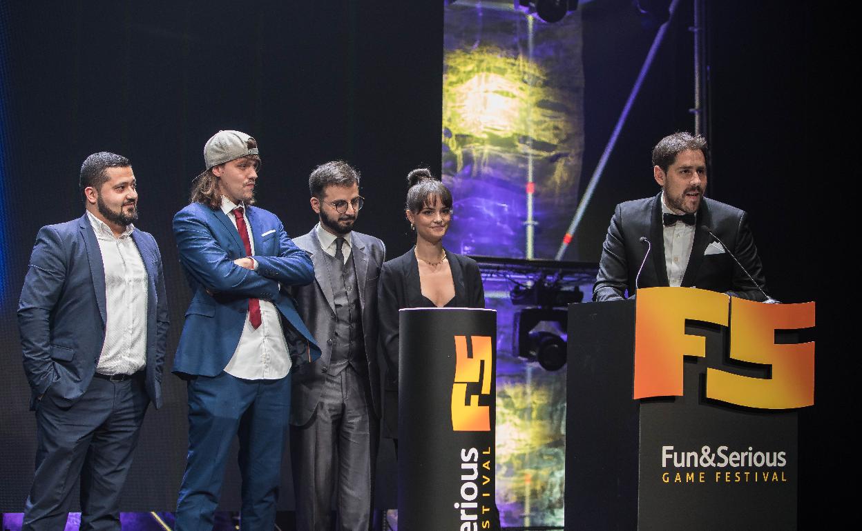 Arturo Monedero, diseñador de videojuegos, en los Premios Titanium 2019 