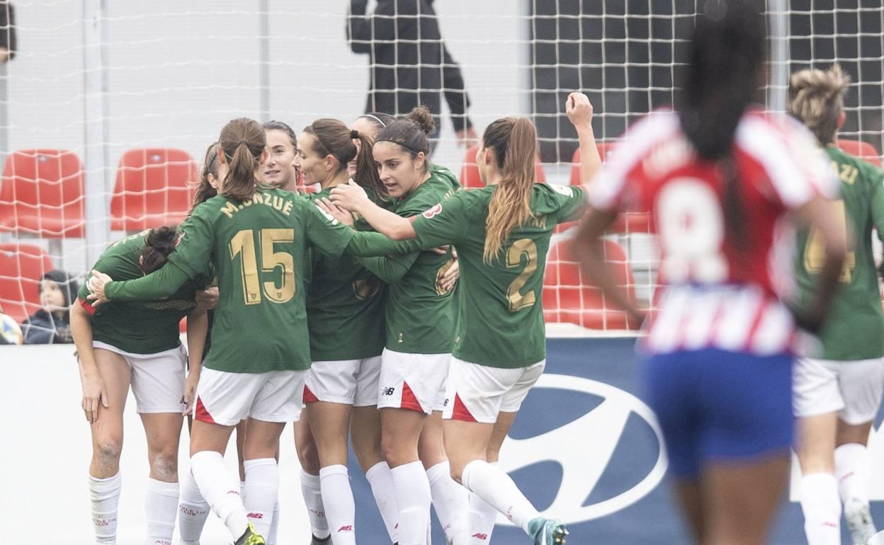 Imagen del único encuentro que midió la temporada pasada al Athletic frente al Atlético, su próximo rival. 