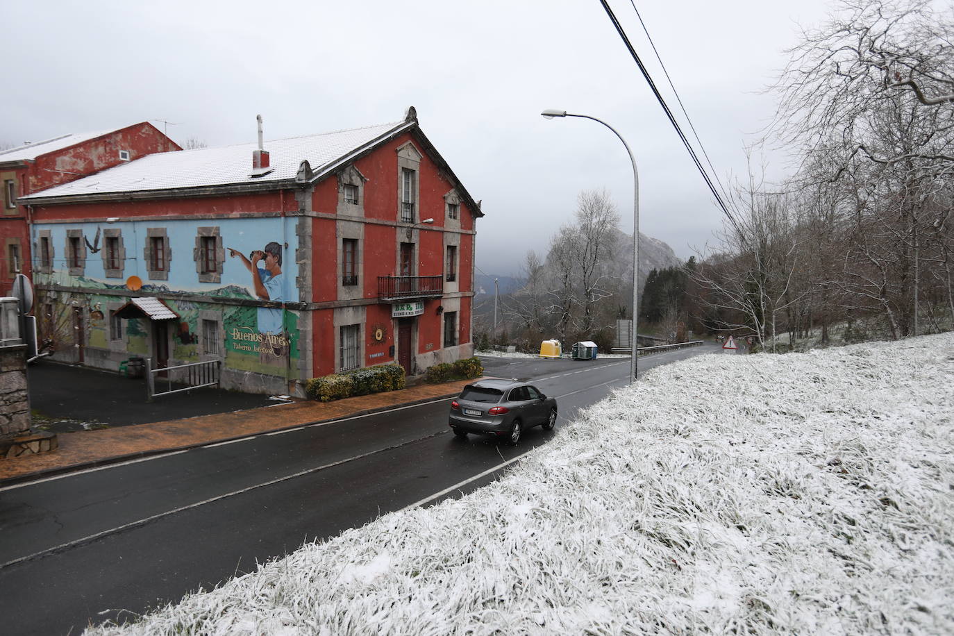 Primera nevada del otoño, que había sido hasta este momento cálido y muy seco