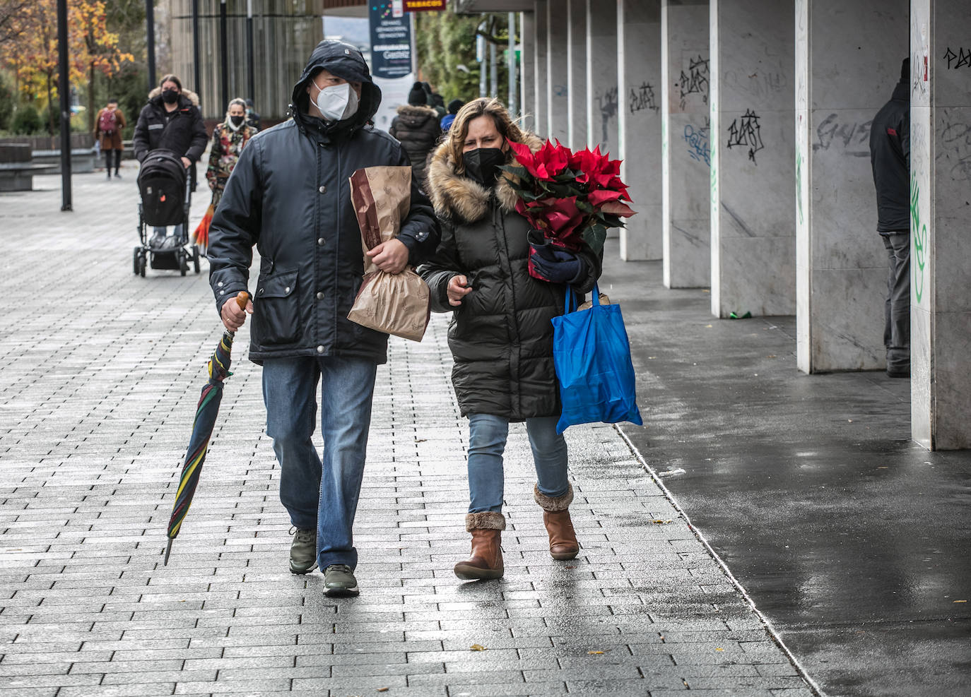 La borrasca 'Dora' está dejando las primeras estampas invernales.