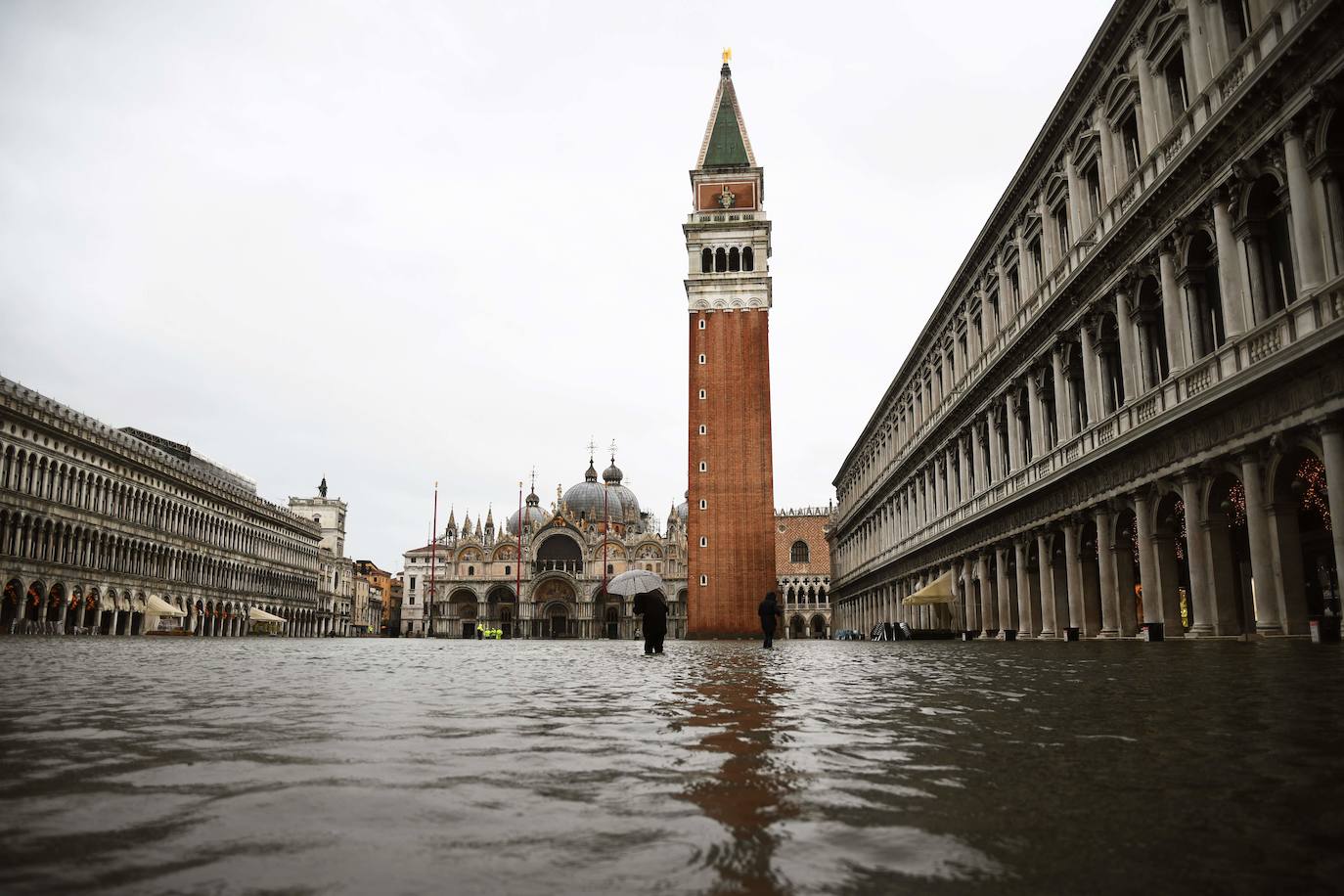 Fotos: Los diques fallan y el &#039;acqua alta&#039; inunda Venecia