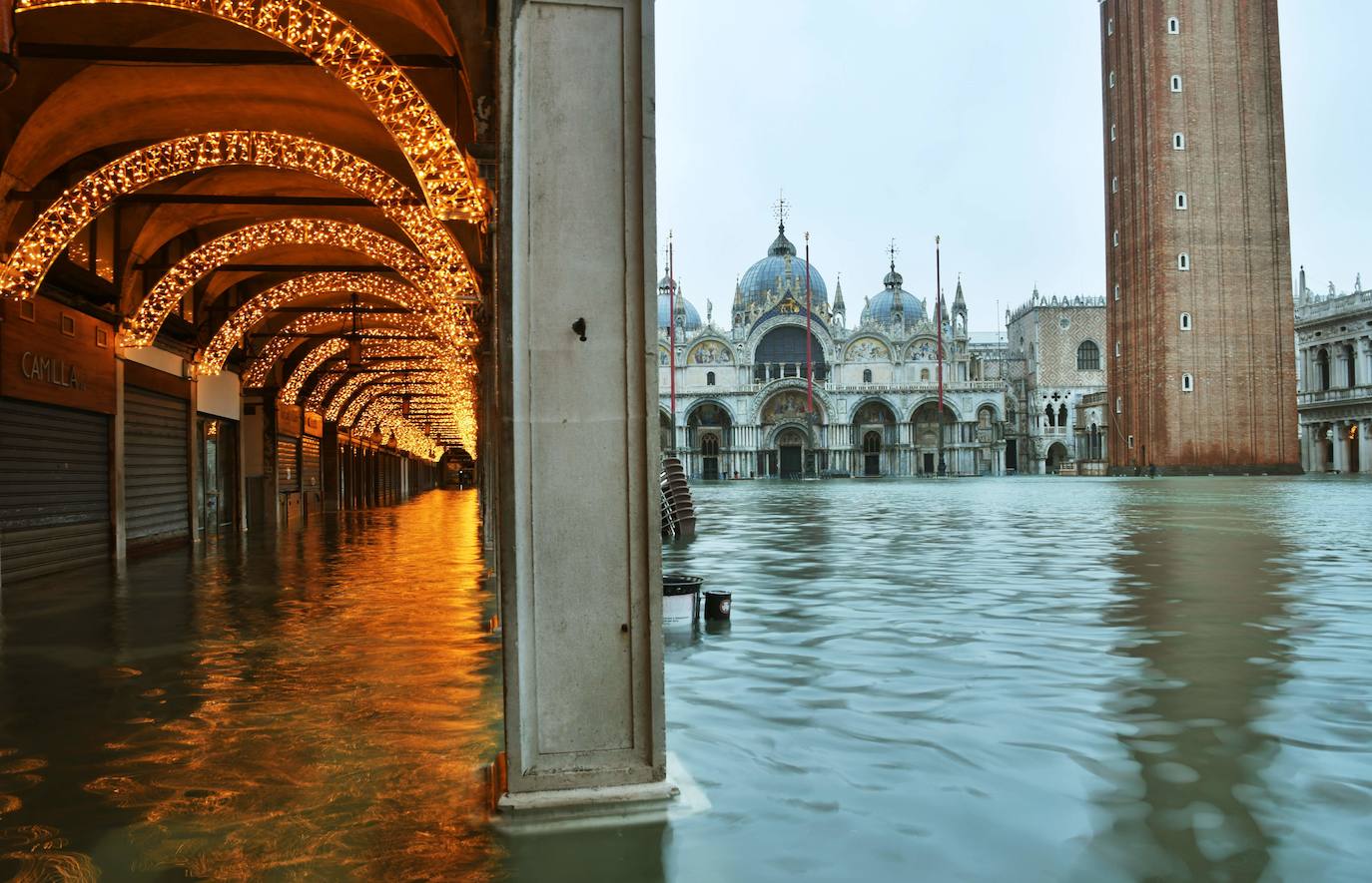 Fotos: Los diques fallan y el &#039;acqua alta&#039; inunda Venecia
