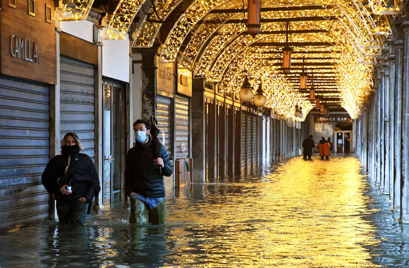 Fotos: Los diques fallan y el &#039;acqua alta&#039; inunda Venecia