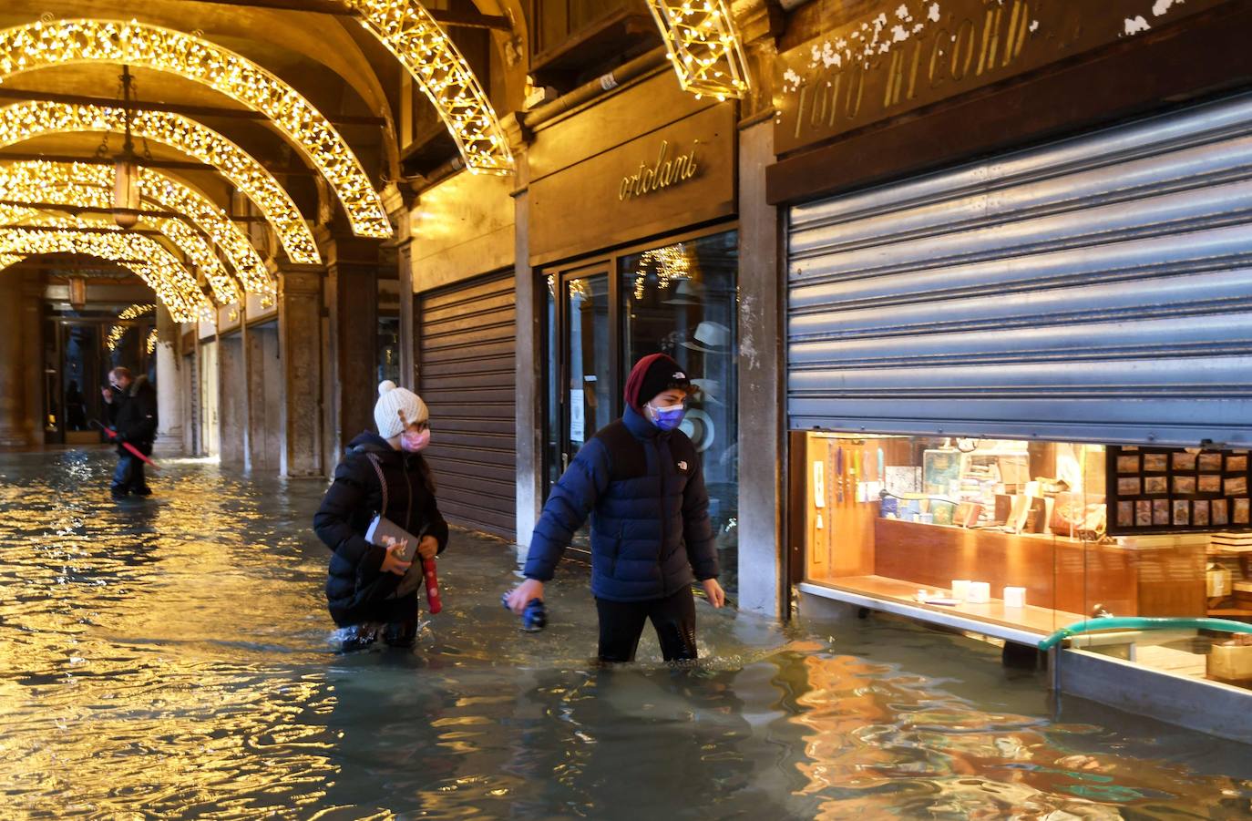 Fotos: Los diques fallan y el &#039;acqua alta&#039; inunda Venecia