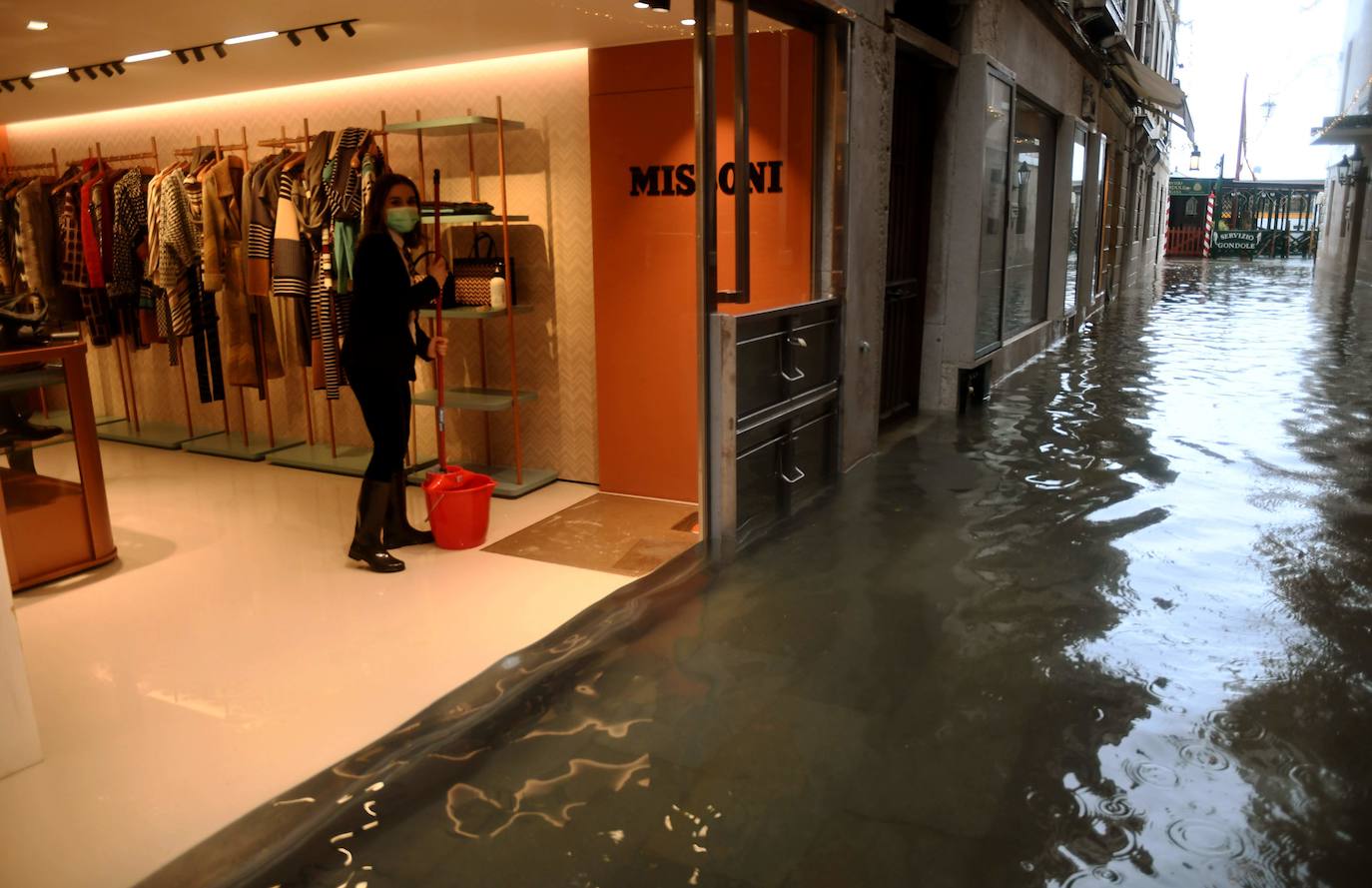 Fotos: Los diques fallan y el &#039;acqua alta&#039; inunda Venecia