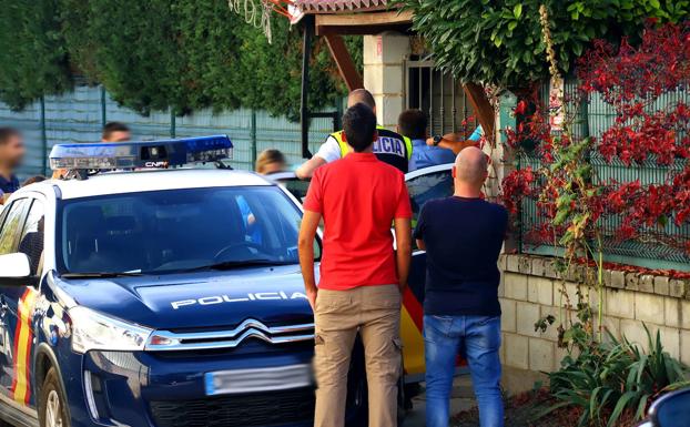 Registro de la Policía Nacional del chalé de Turiso, donde ocurrieron los hechos.