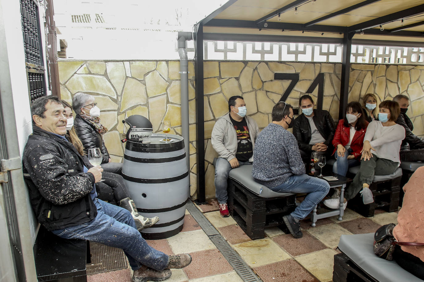 En Labastida han aumentado los visitantes, ahora que está permitido moverse por el territorio.