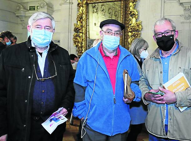 Florencio Domínguez, Carlos Trevilla y Josu Ugarte. 