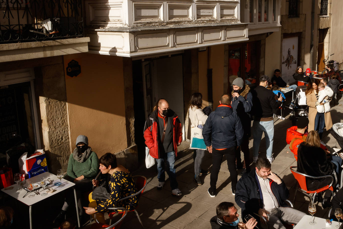 Fotos: Vitoria potea antes de la cena de Nochebuena