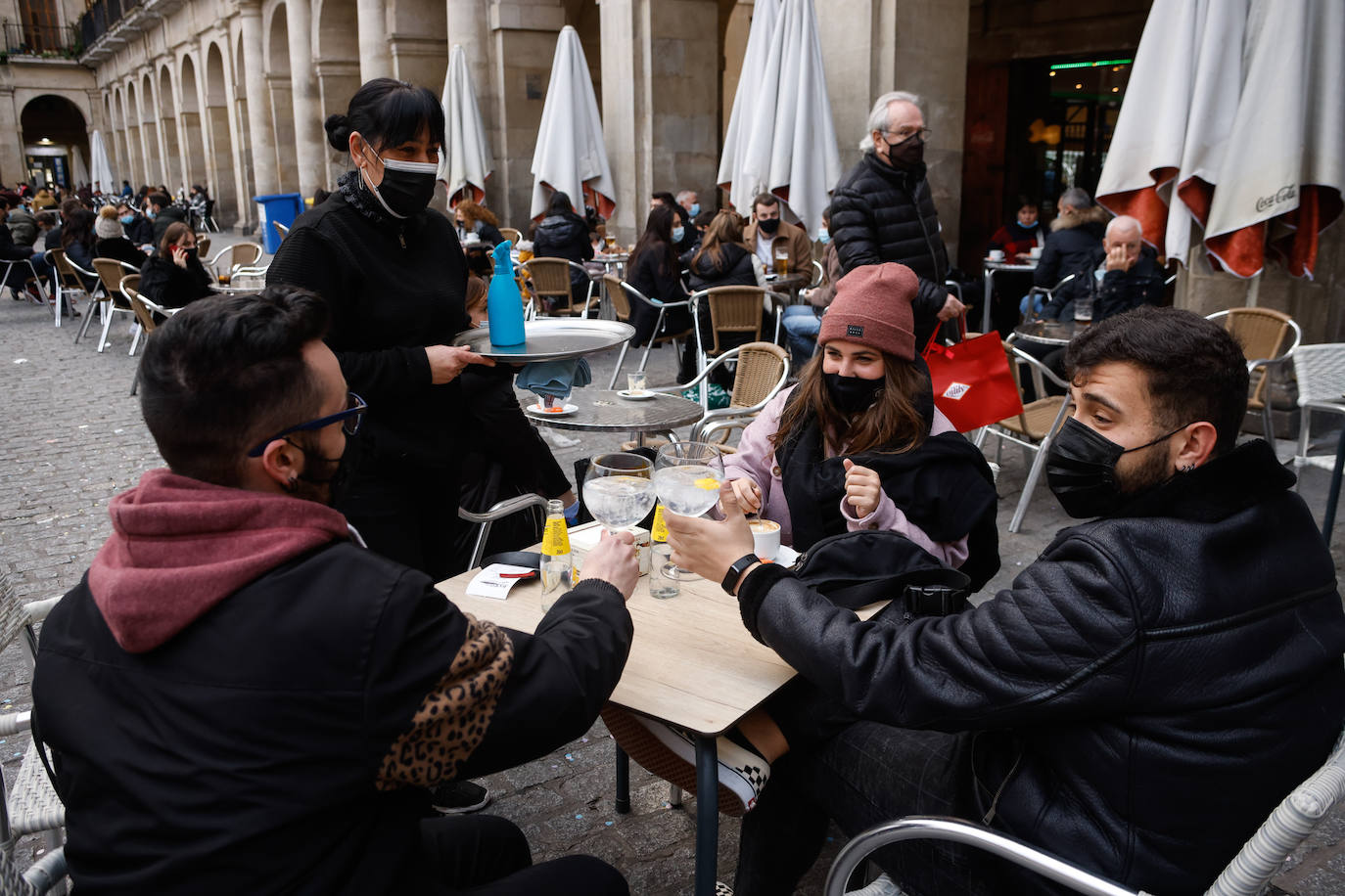 Fotos: Vitoria potea antes de la cena de Nochebuena