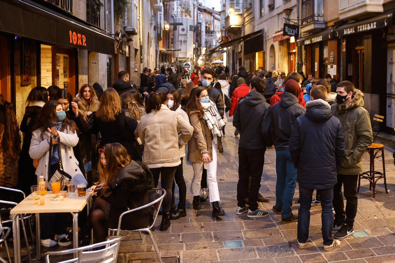 Fotos: Vitoria potea antes de la cena de Nochebuena