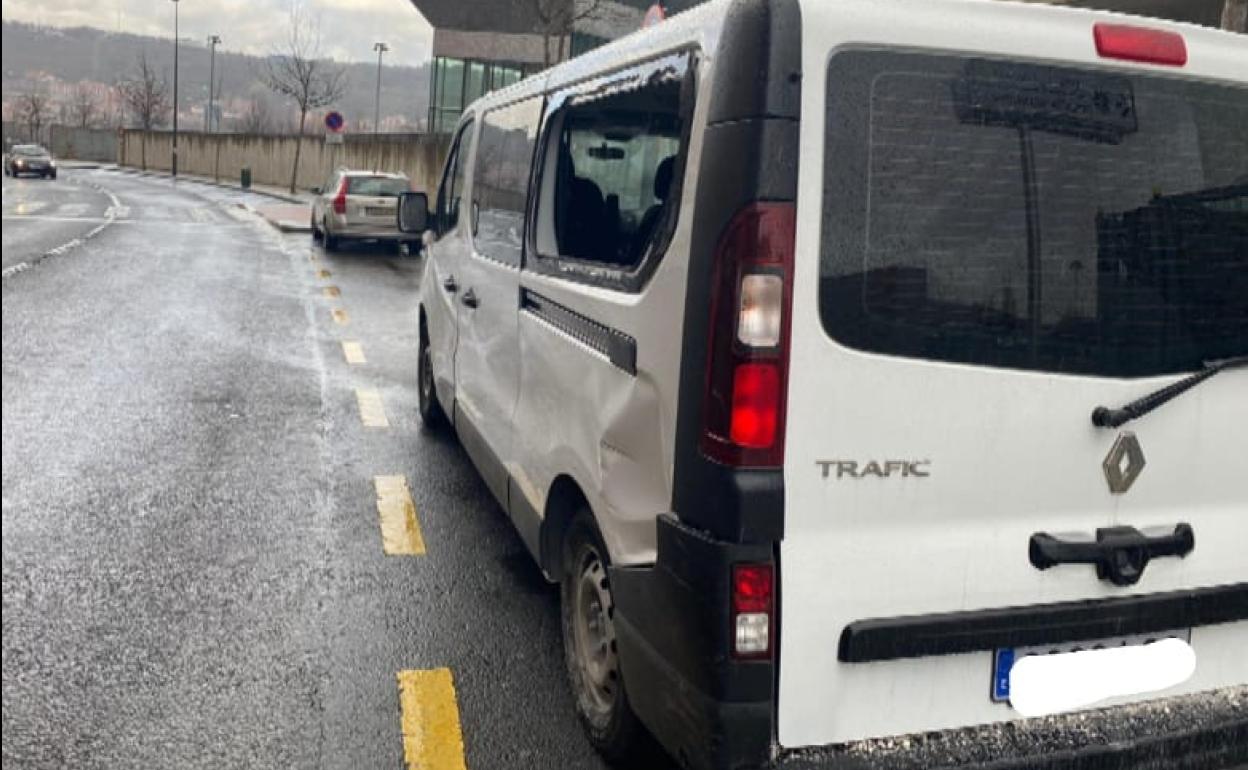 Robo en Bilbao: Detenido en Galdakao tras una persecución con la Policía en una furgoneta robada en Santutxu