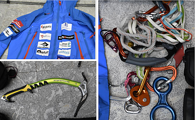 Alpinismo: Este es el material que llevará el periodista de EL CORREO para acompañar a Alex Txikon en su expedición al Manaslu