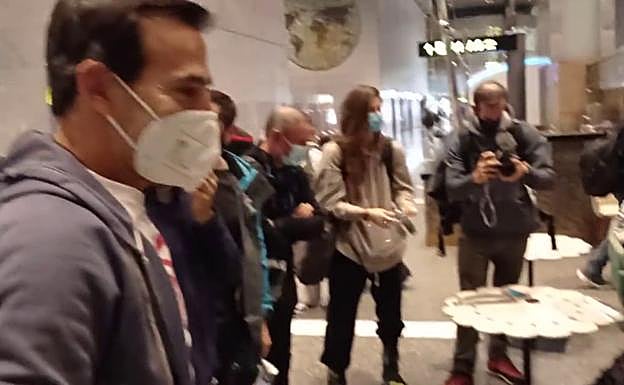 El Urte Berri On de la expedición de Txikon poco antes de viajar a Nepal