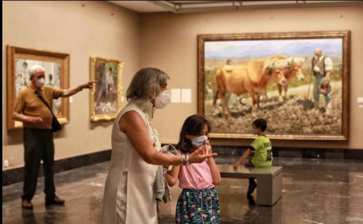 Los museos, como el Bellas Artes de Álava, recibieron más visitantes locales que nunca. 