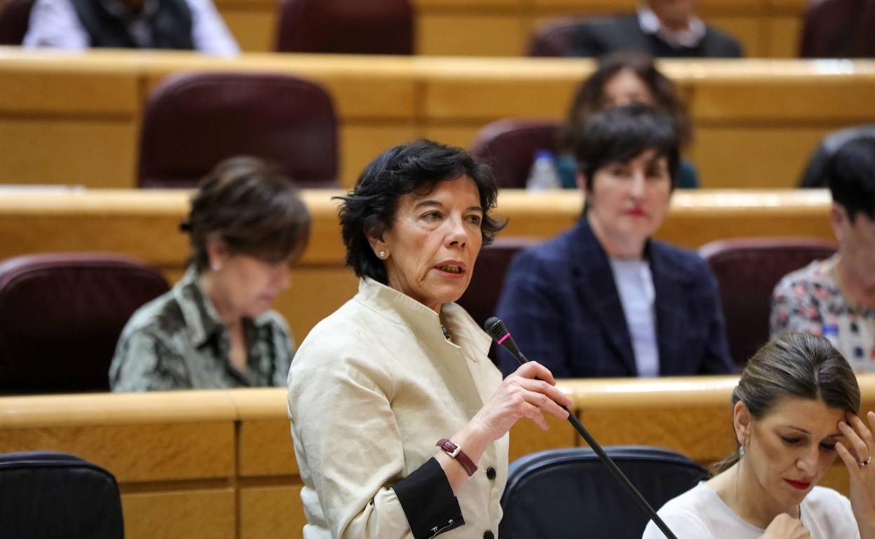 Isabel Celaá, en una imagen de archivo.