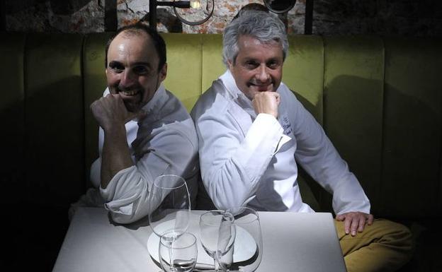 Mikel Población y Fernando Canales.