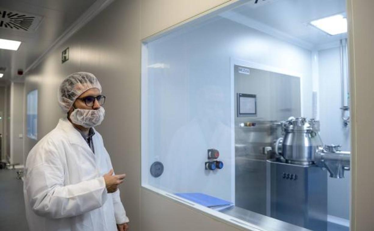 Las instalaciones de Faes Farma en Leioa. 