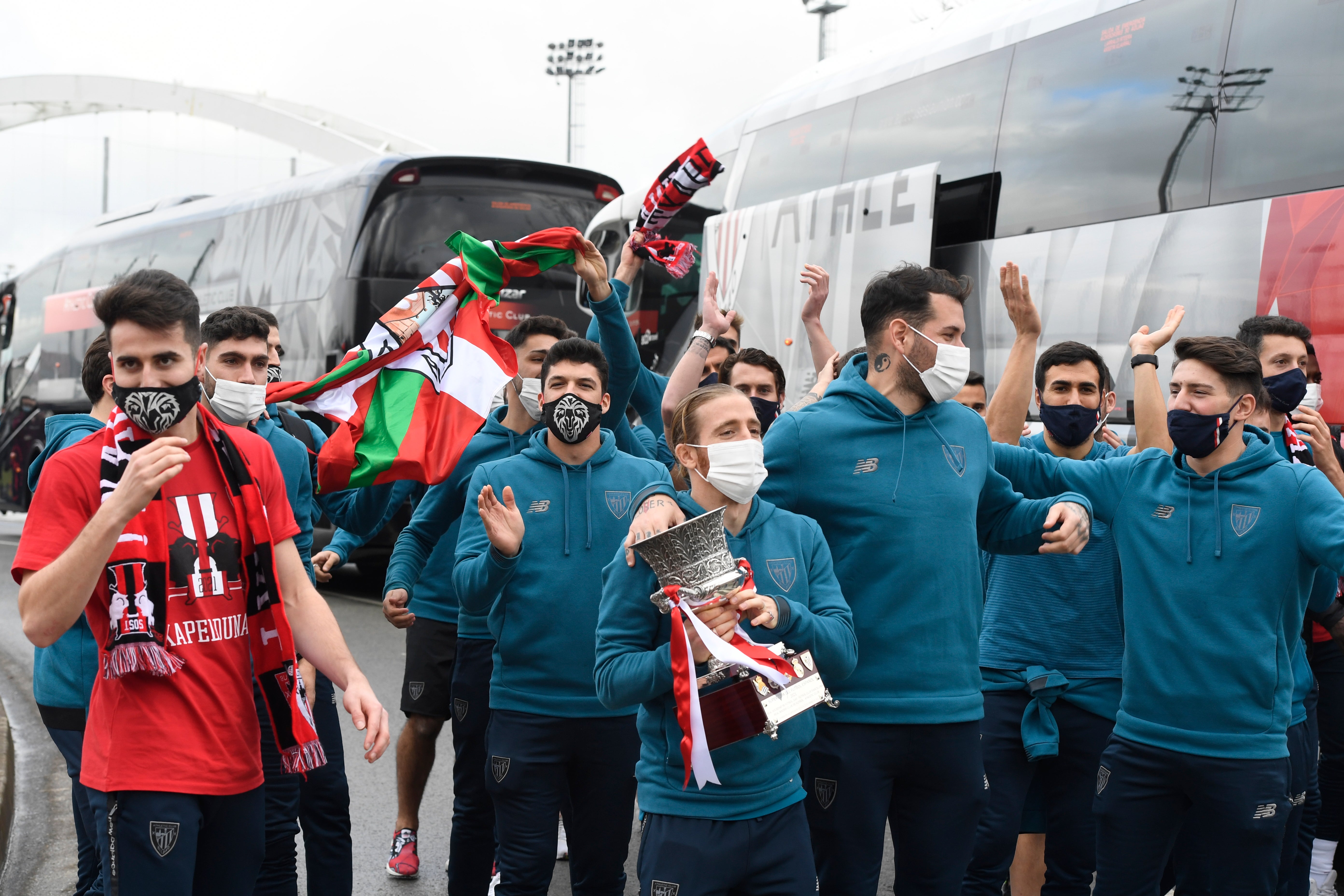 Fotos: Recibimiento al Athletic en Lezama