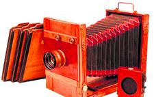 Fámara de fuelle usada en el siglo XIX.