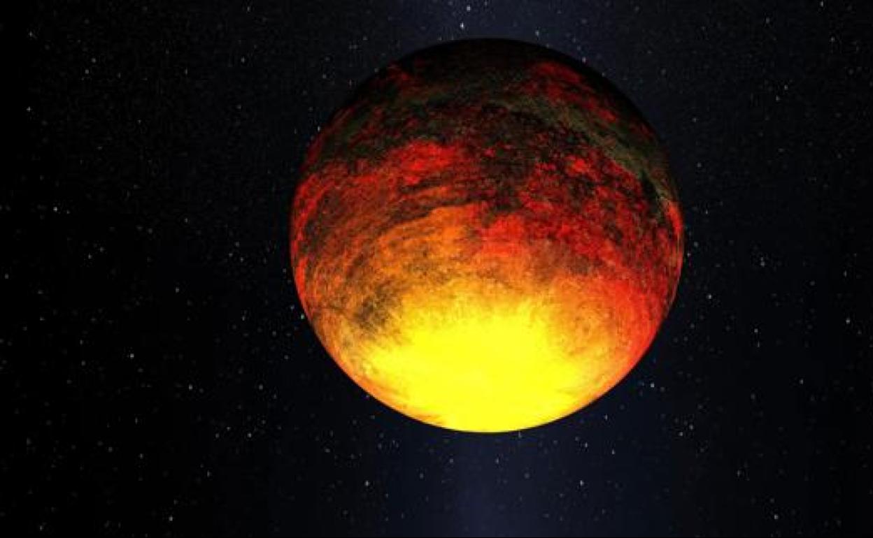 Un exoplaneta, en una imagen de archivo. 