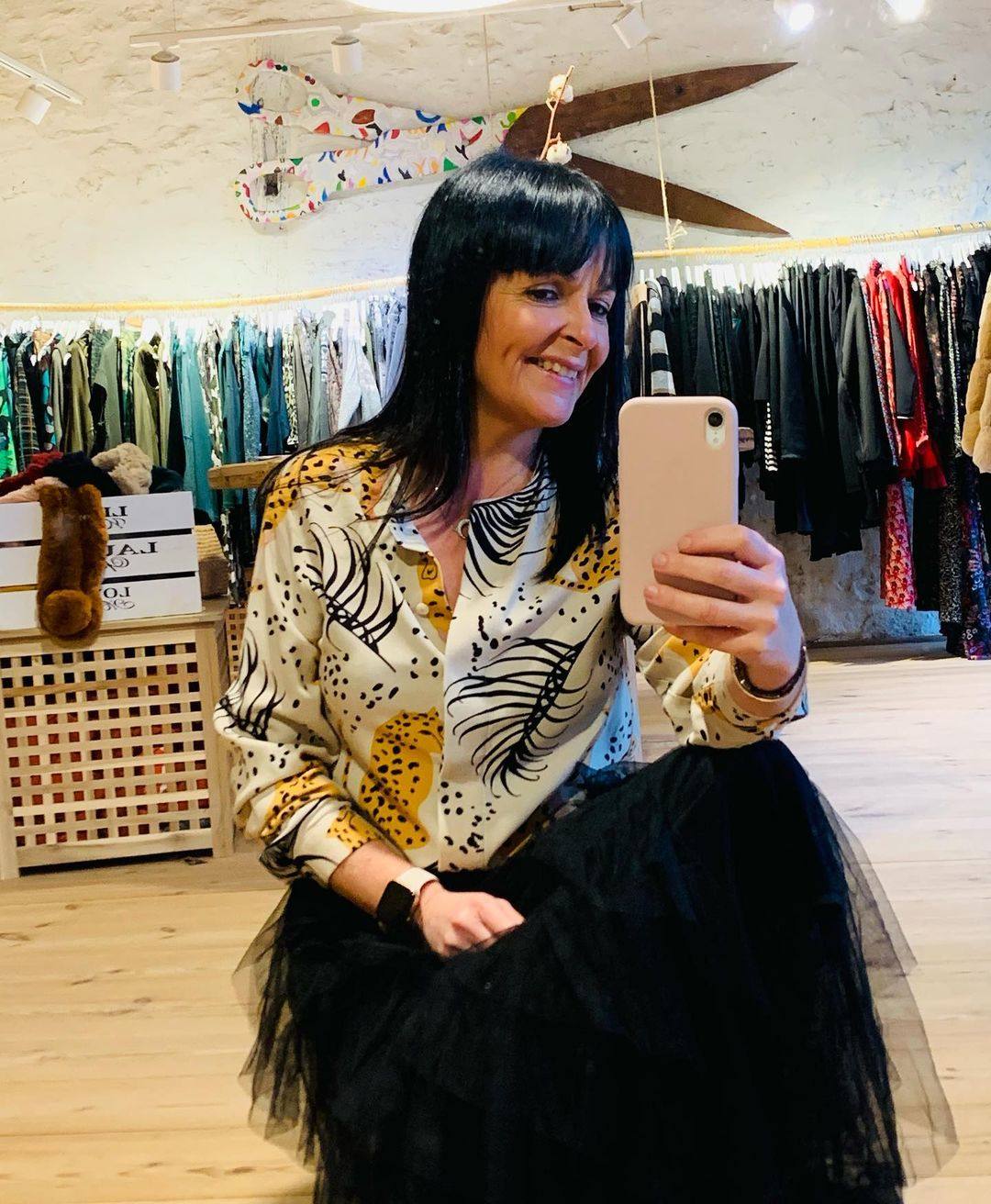 Camisa estampada de Guikuri Moda.