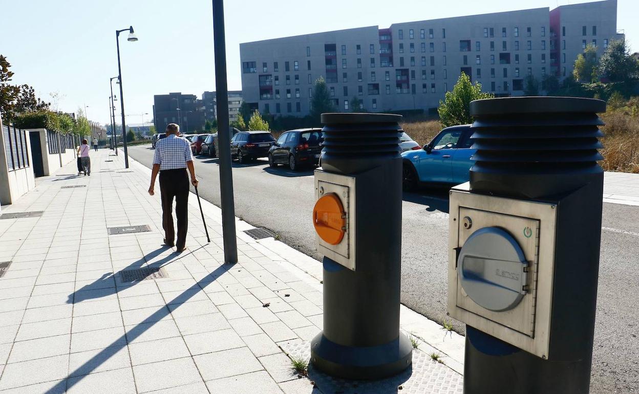 Calle Félix González Petite, donde se pretende cambiar el sentido del tráfico.