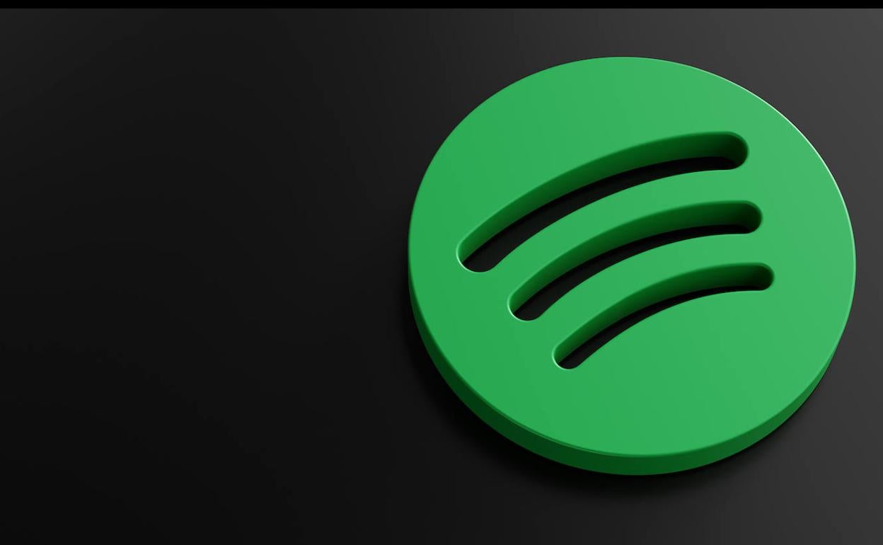 Spotifyren logoa 3Dn.