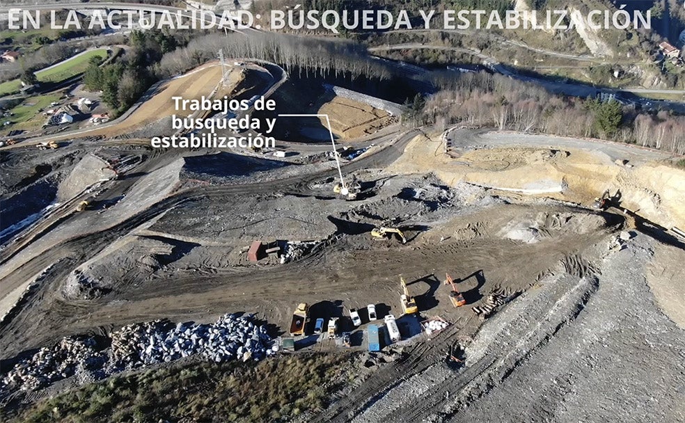 Un año después del derrumbe del vertedero de Zaldibar: Todavía falta Joaquín Beltrán