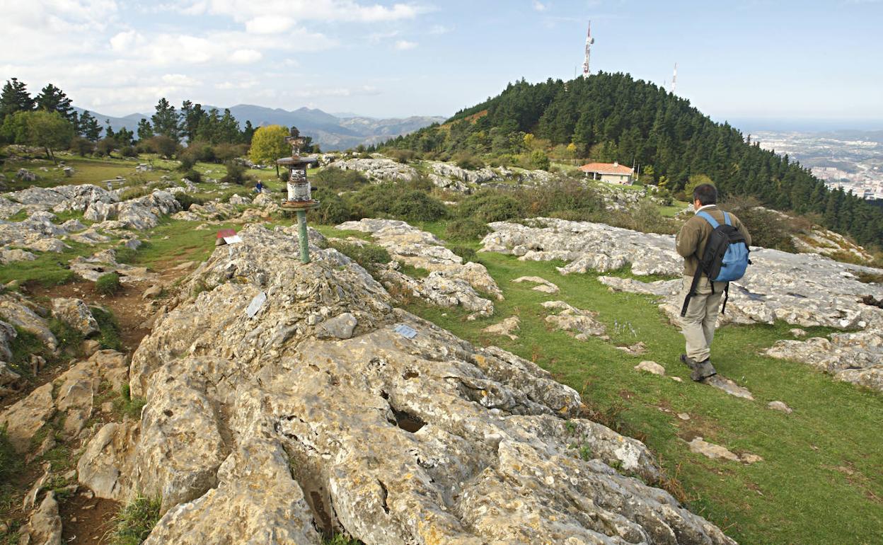 Imagen de la cumbre del Pagasarri.
