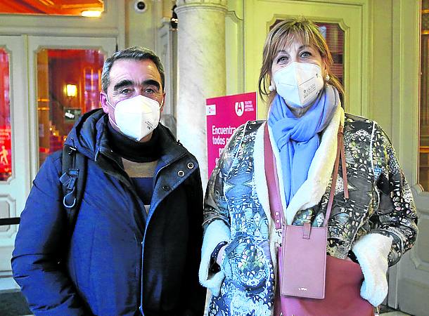 Cesidio Niño y Maite de la Fuente. 