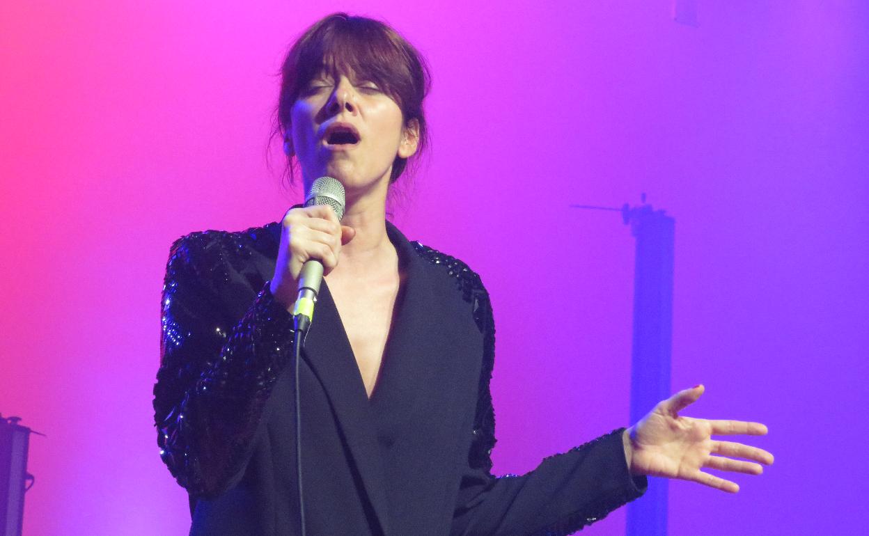 María Berasarte en el Auditorio Mitxelena de la UPV.