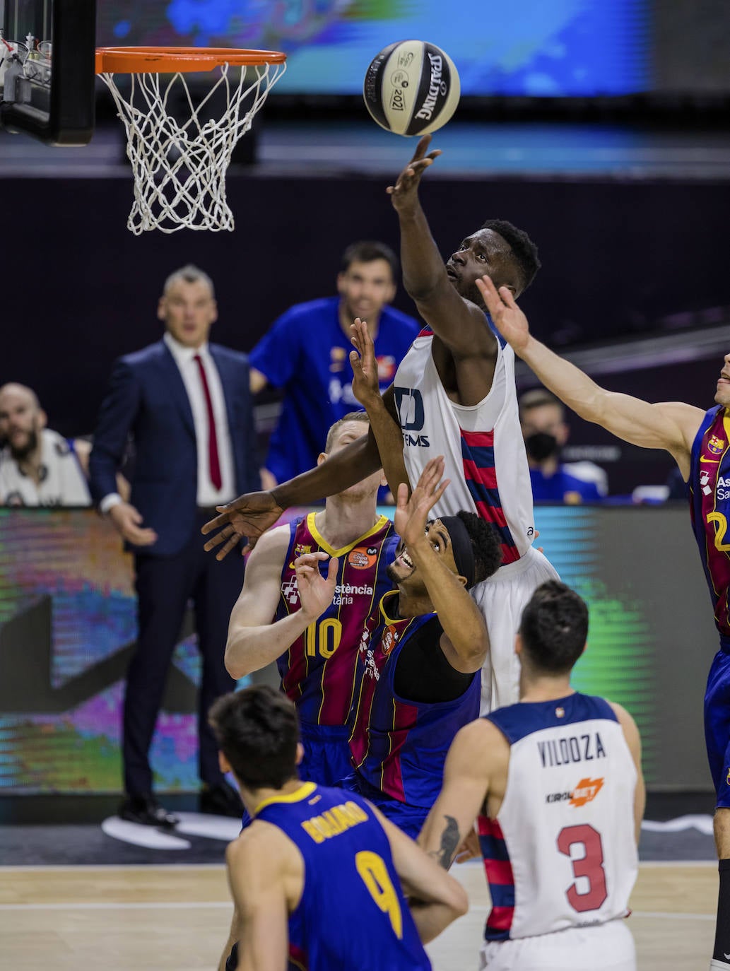 Fotos: Las mejores imágenes del Barcelona - TD Systems Baskonia de la semifinal de la Copa del Rey2021