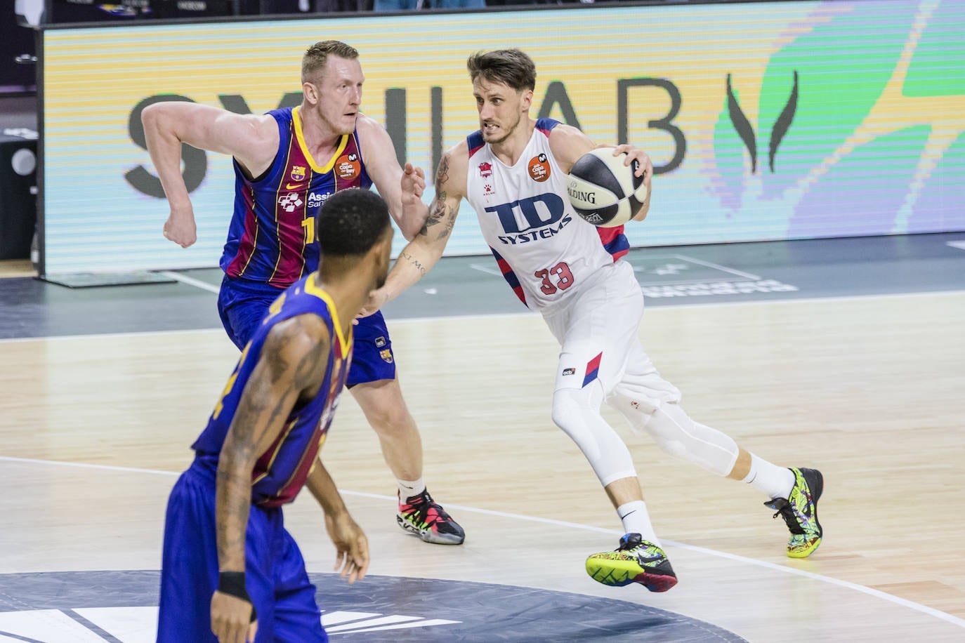 Fotos: Las mejores imágenes del Barcelona - TD Systems Baskonia de la semifinal de la Copa del Rey2021