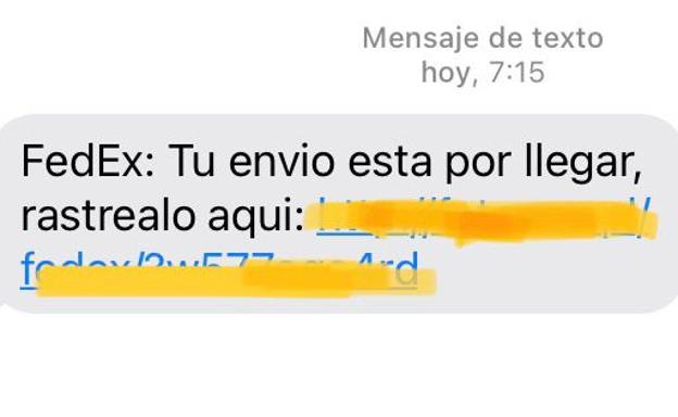 Nueva estafa en Internet: el SMS fraudulento de FedEx que rastrea tu paquete