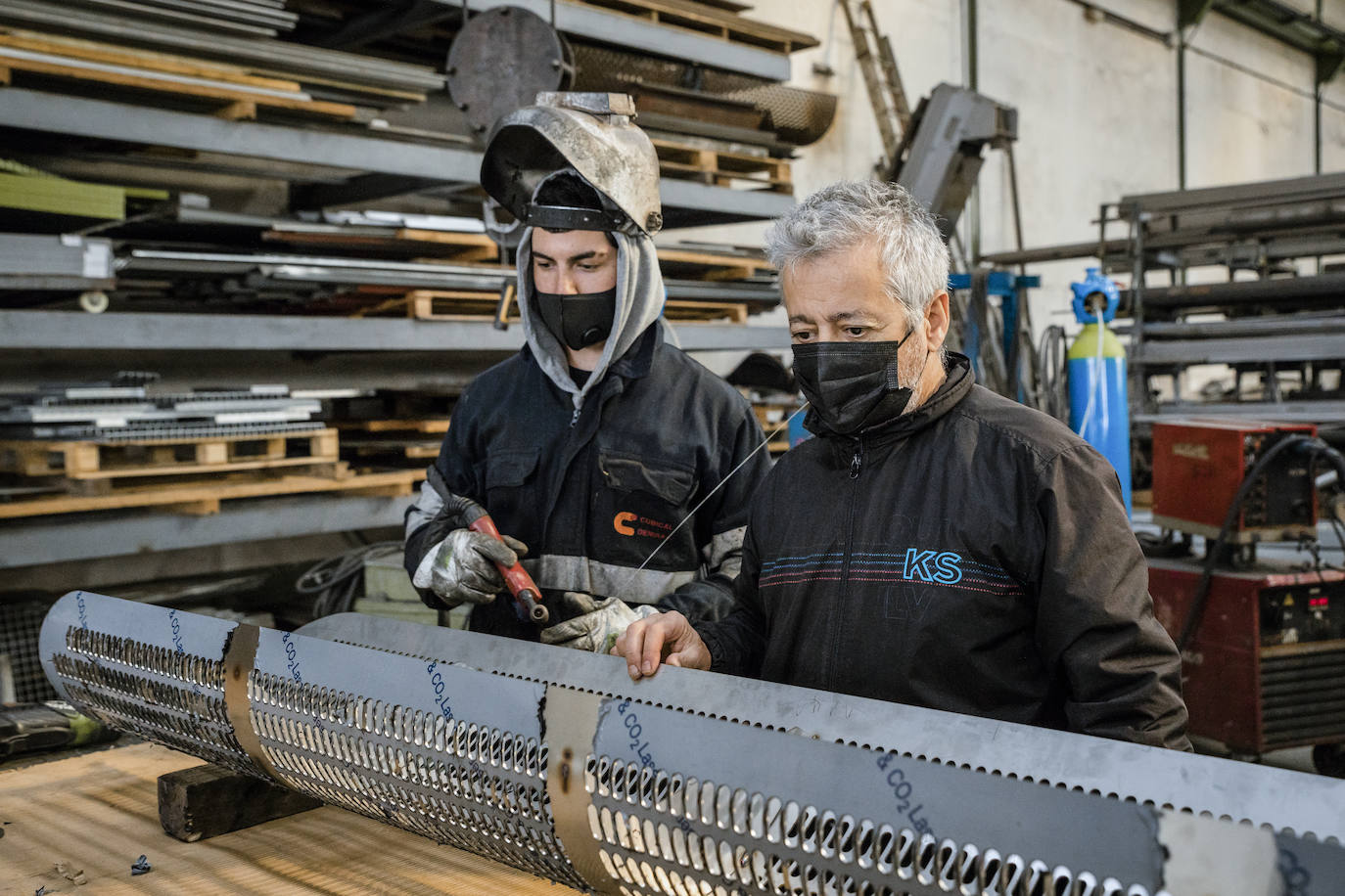 Casto Solano ha trabajado de la mano de la empresa Cubical Denira, expertos en caldederías y aceros inoxidables.