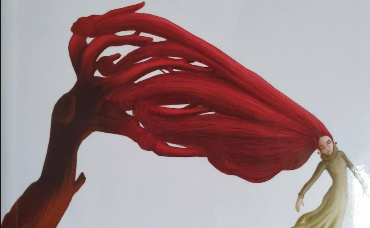 'La mujer habitada' liburuaren azala.