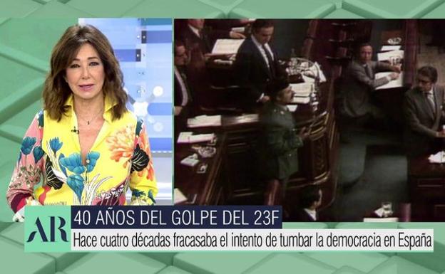 Ana Rosa critica a Podemos y ensalza la figura del rey Juan Carlos en el 40 aniversario del fallido Golpe de estado