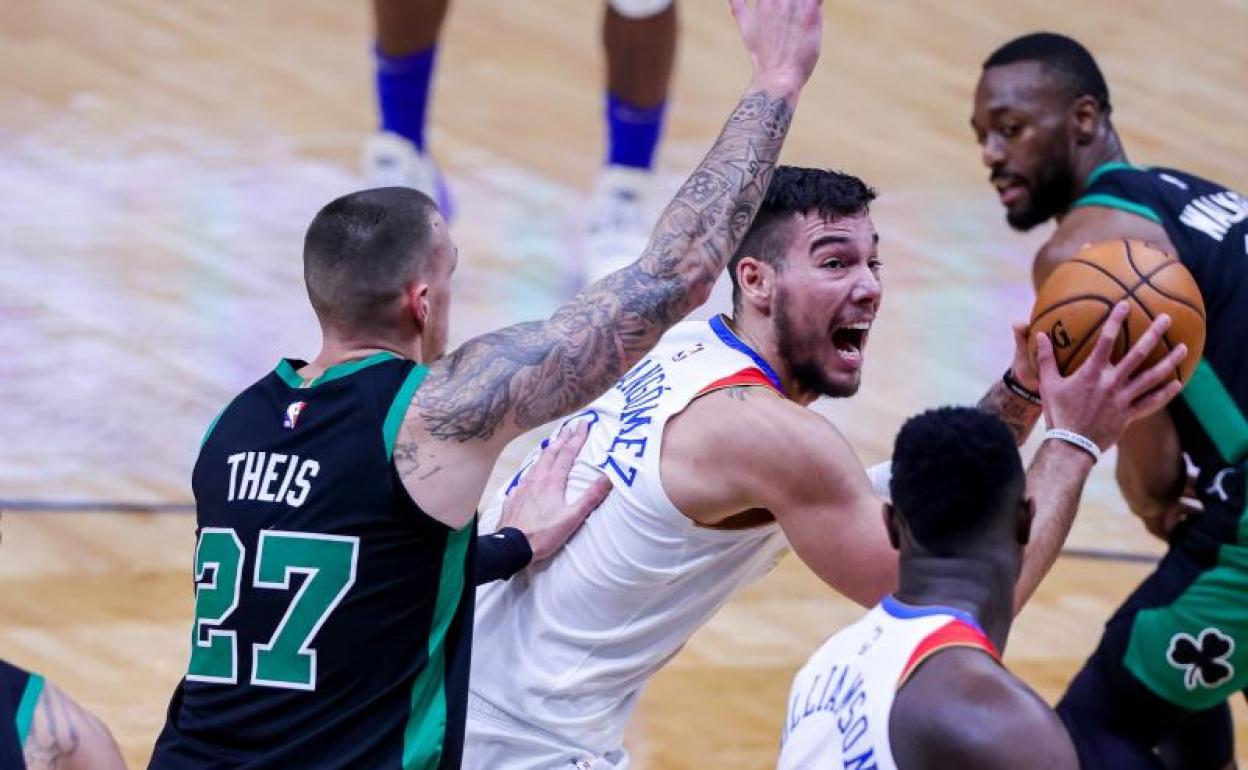 Willy Hernangómez, partida batean.