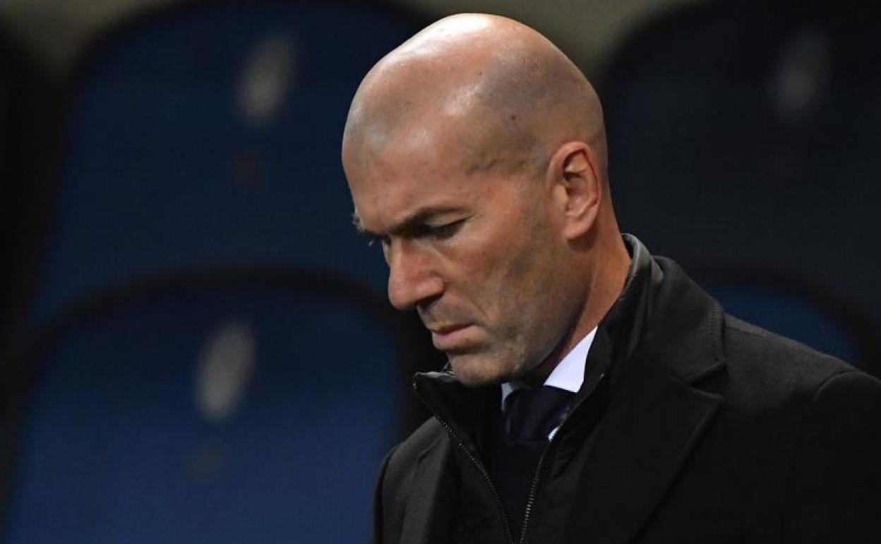 Zinedine Zidane, entrenador del Real Madrid. 