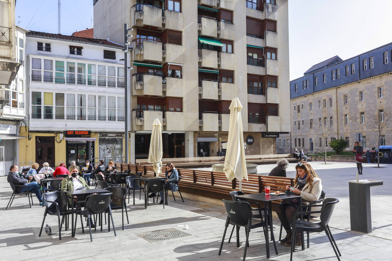 La Plaza de los Guardias, con su nuevo diseño. 