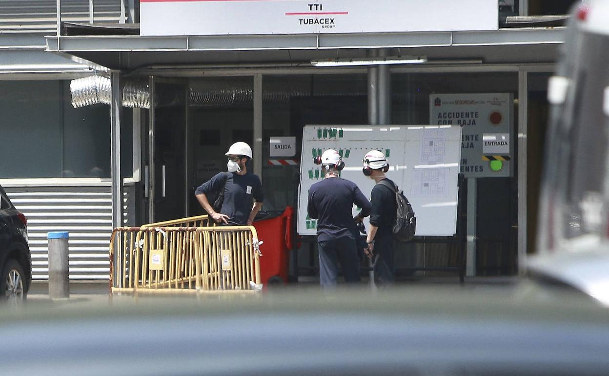 Planta de Tubacex en Amurrio.