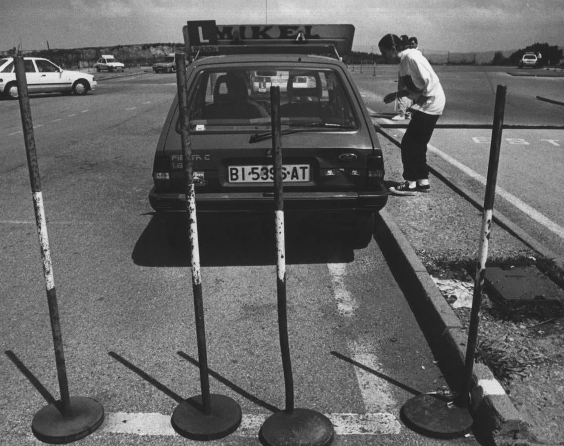 Artxanda acoge desde hace años las pruebas para sacarse el carnet (1990)