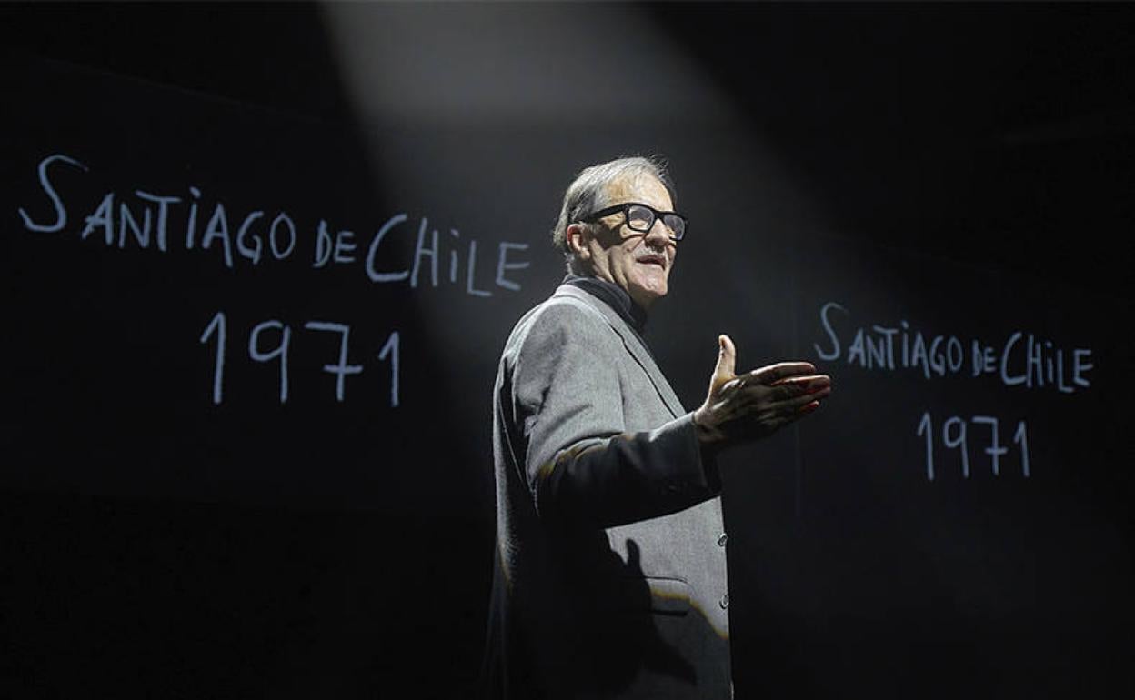 Barea en una escena de 'Shock', en la que interpreta a cuatro personajes. 