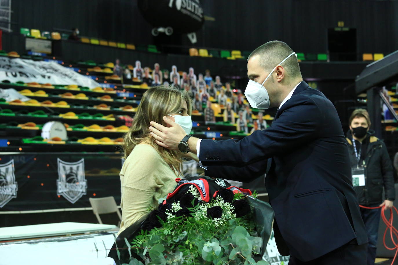 Fotos: Así ha sido el homenaje del Bilbao Basket a &#039;Corti&#039;