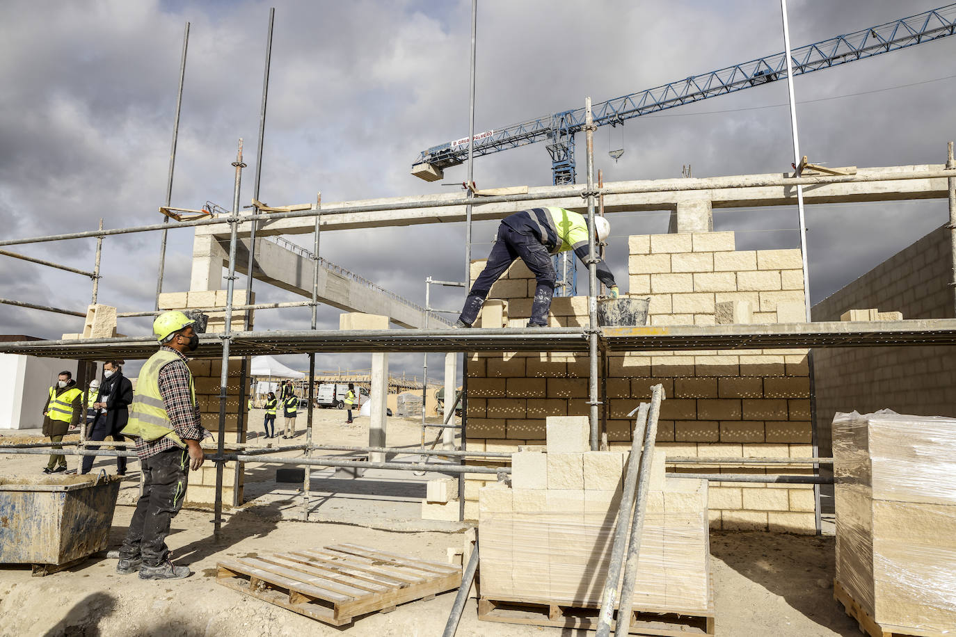 Fotos: Así van las obras de la depuradora de &#039;última generación&#039; de Salvatierra