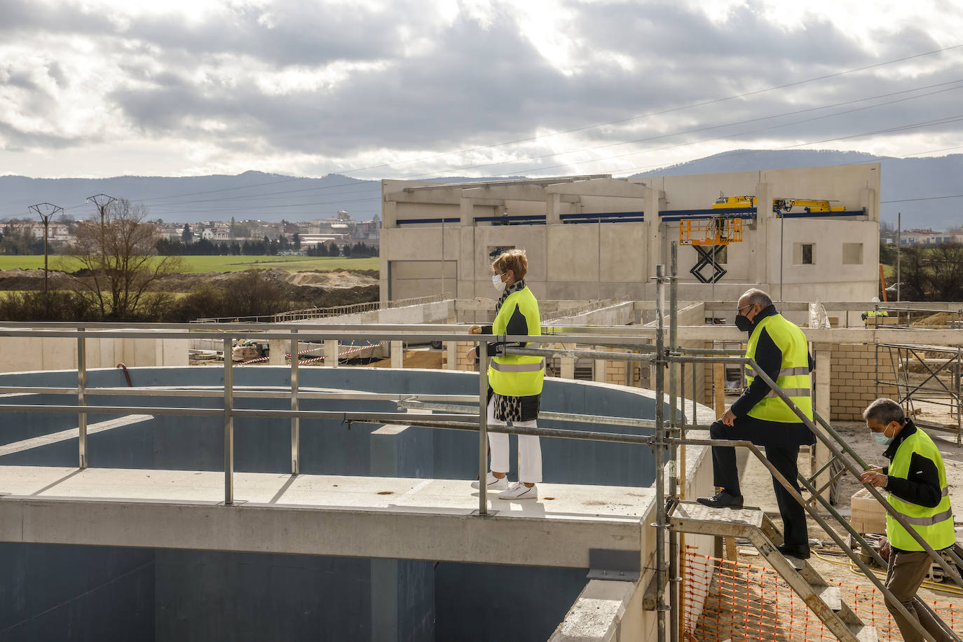 Fotos: Así van las obras de la depuradora de &#039;última generación&#039; de Salvatierra